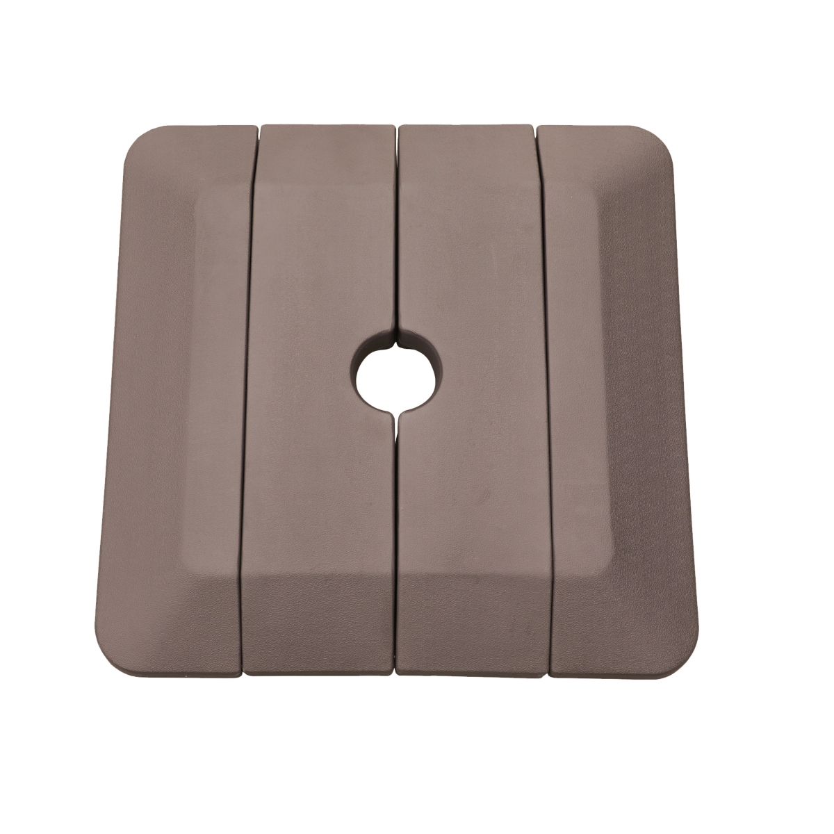 4 pcs Cantilever Umbrella Base Pe Square Market Patio Umbrella Base Outdoor Stand Weighted Base for Patio Umbrella
