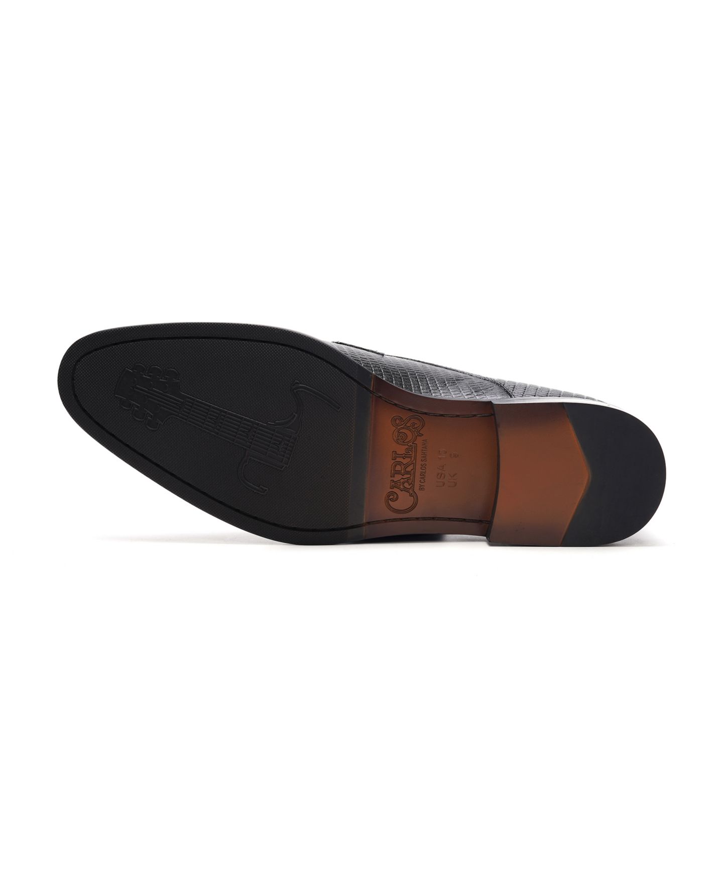 Обувь Carlos by Carlos Santana Men's Miles Derby Dress Shoe, цвет: Чёрный кожаный — фото 5
