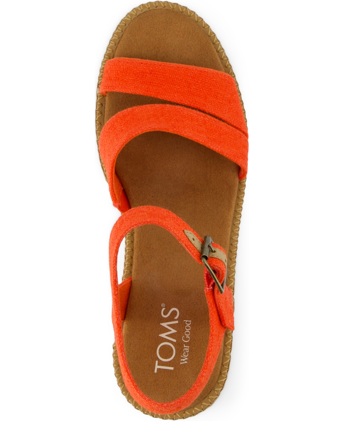 TOMS WOMEN'S DARYA OPEN TOE WEDGE SANDALS 