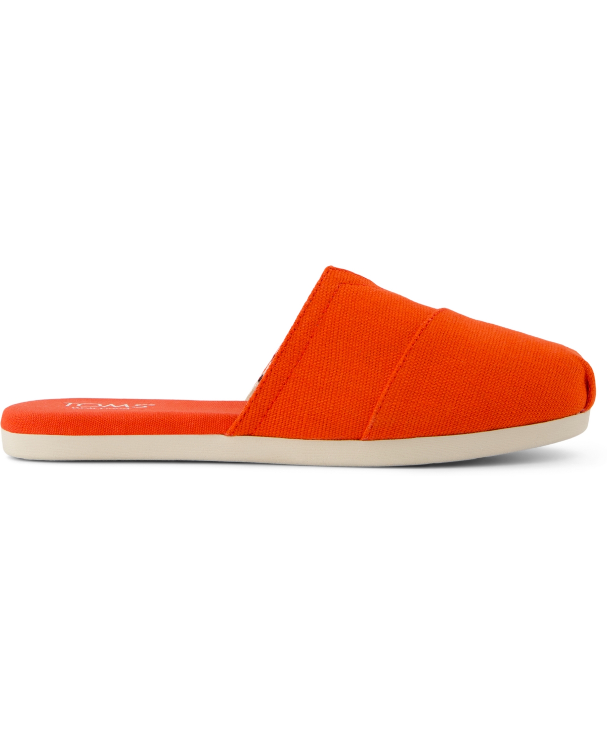 Shop Toms Women's Alpargata Espadrille Slip-on Mules In Flame Heritage Canvas
