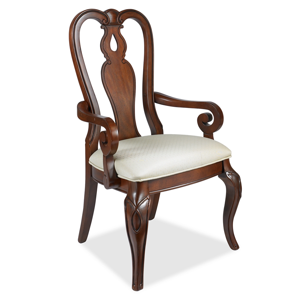 Bordeaux Dining Chair, Louis Philippe Style Queen Anne Arm Chair