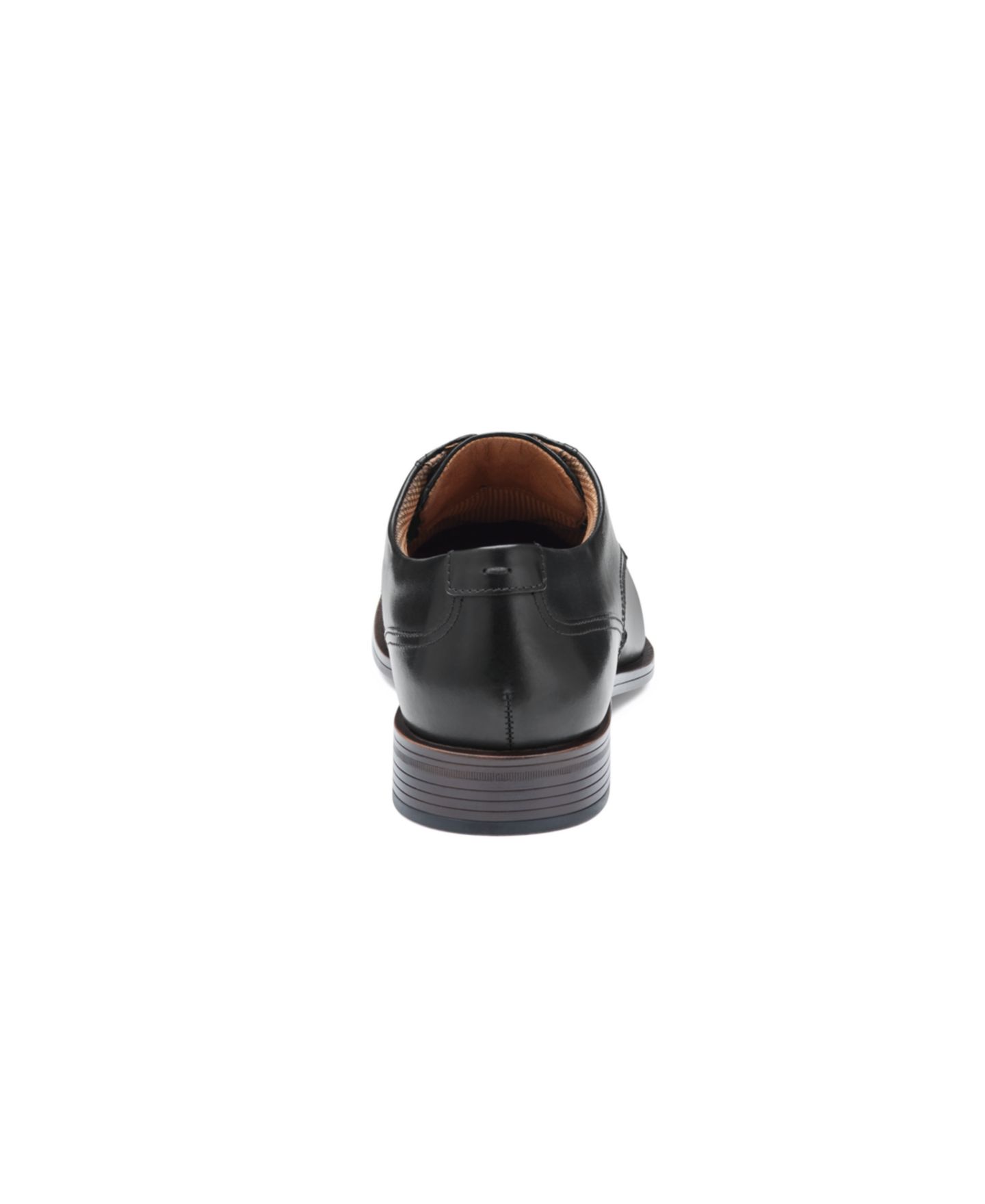 Мужские туфли Johnston & Murphy Reeve Plain Toe Dress Shoe, цвет: Чёрный — фото 3