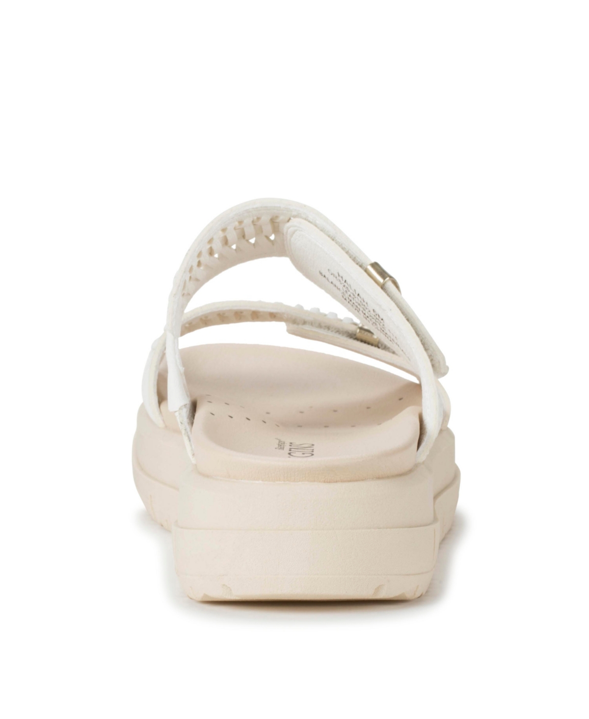 Baretraps Women's Origins Haliah Slide Slip-on Sandals In White Leather
