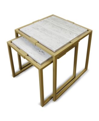 2-Pc. Marble Modern Tables