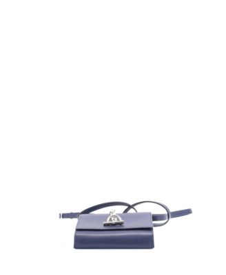 Pre-Owned Hermes  Chaine d'Ancre Compact Wallet on Strap Chevre Mysore