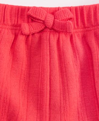 Baby Girls Mix and Match Pointelle Shorts