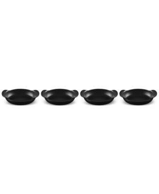 Enameled Cast Iron Mini Oval Bakers, Set of 4