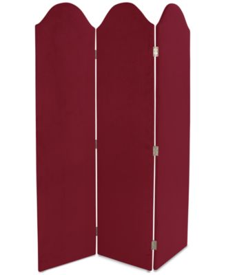Skyline - Jocelyn Curved Velvet Sceen Room Divider