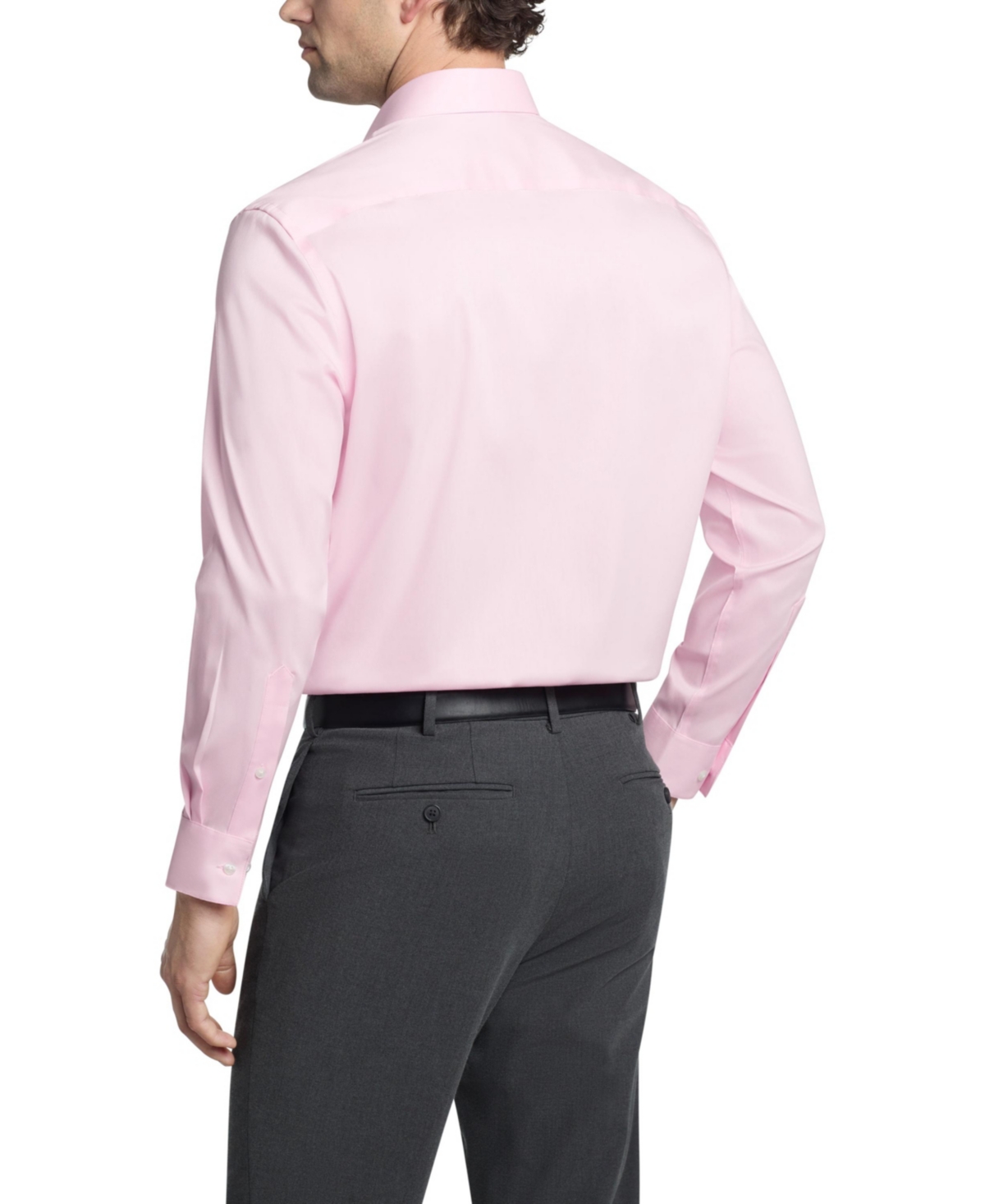 VAN HEUSEN MEN'S REGULAR FIT ULTRA WRINKLE FREE SPREAD COLLAR DRESS SHIRT 