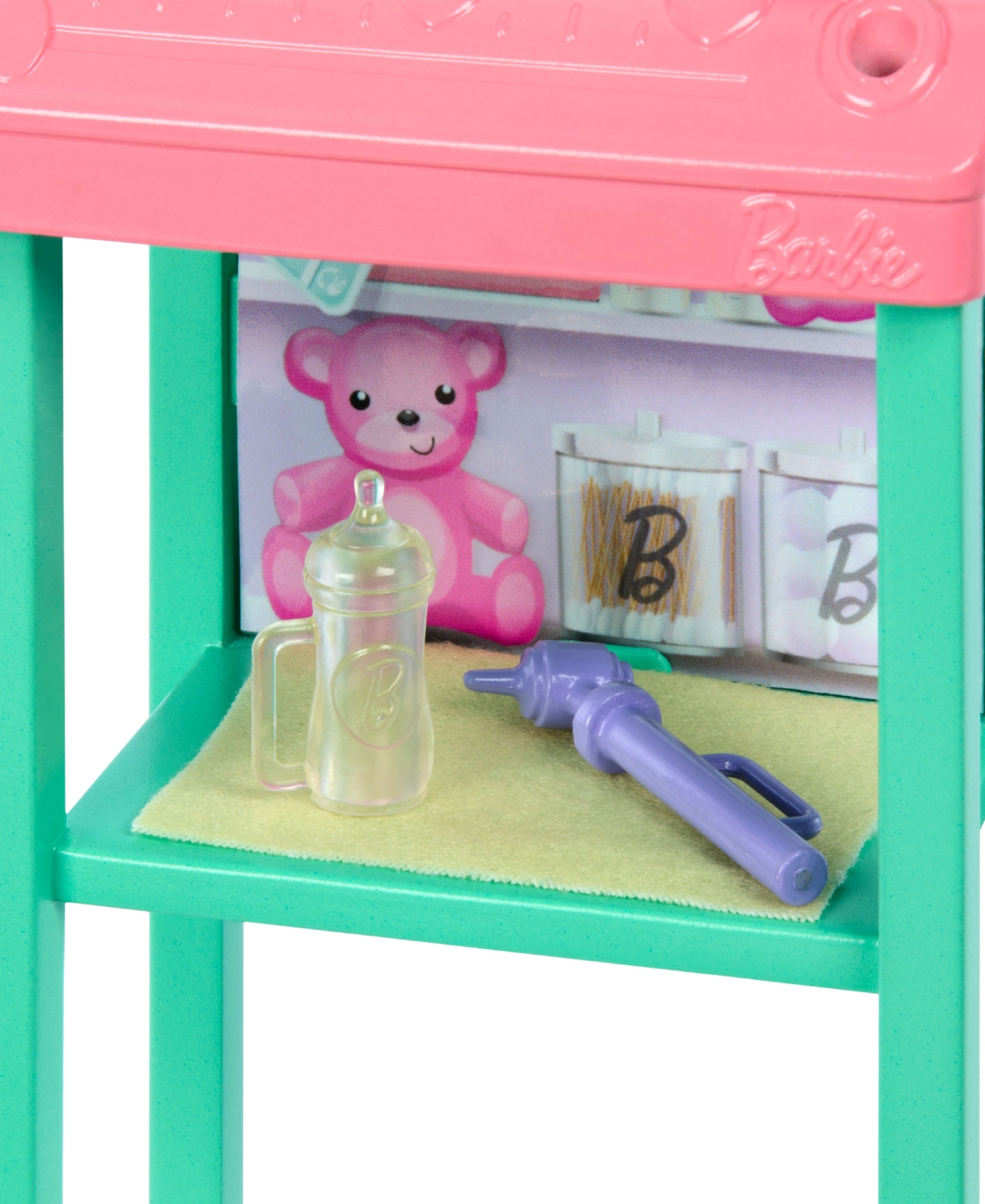 Shop Barbie Baby Doctor Doll With Blonde Fashion Doll, 1 Baby Doll, Furniture & Accessories In Multi-color