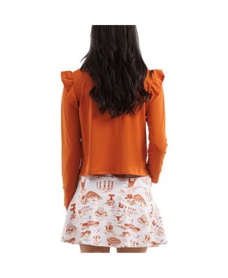 Женская куртка Smith & Quinn Texas Orange из коллекции Texas Longhorns с откидной крышкой Grayson Top