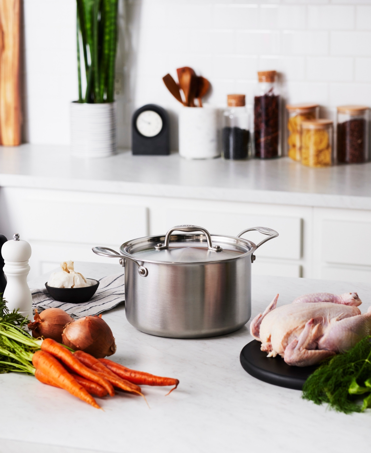 Heritage Steel X Eater 5-ply Stainless Steel 5-qt. Sauce Pot With Lid In Silver