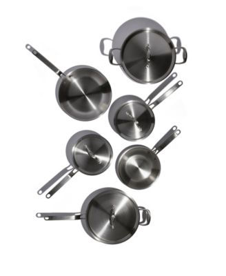 X Eater 5-Ply Stainless Steel 10-Piece Cookware Set