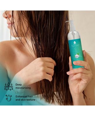 Hair Strengthening Bundle: Fractionated Coconut Oil, One-Step Hair Dryer & Volumizer Brush, and Cold-Pressed Castor Oil