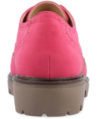 Women's Claudiya Lug Sole Lace Up Oxford Loafers