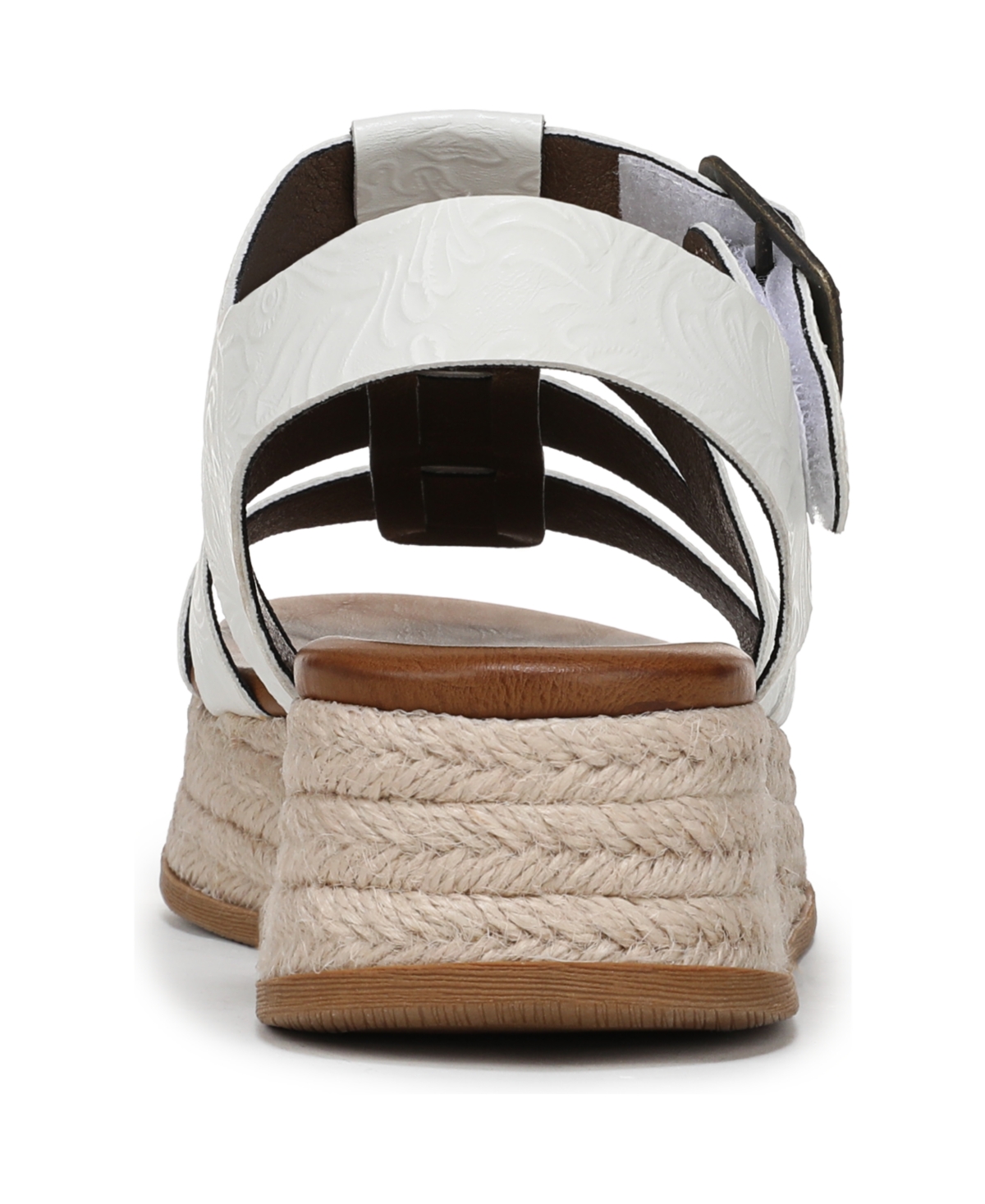Shop Blowfish Malibu Women's Madrid 2 Fisherman Wedge Sandals In White Faux Leather