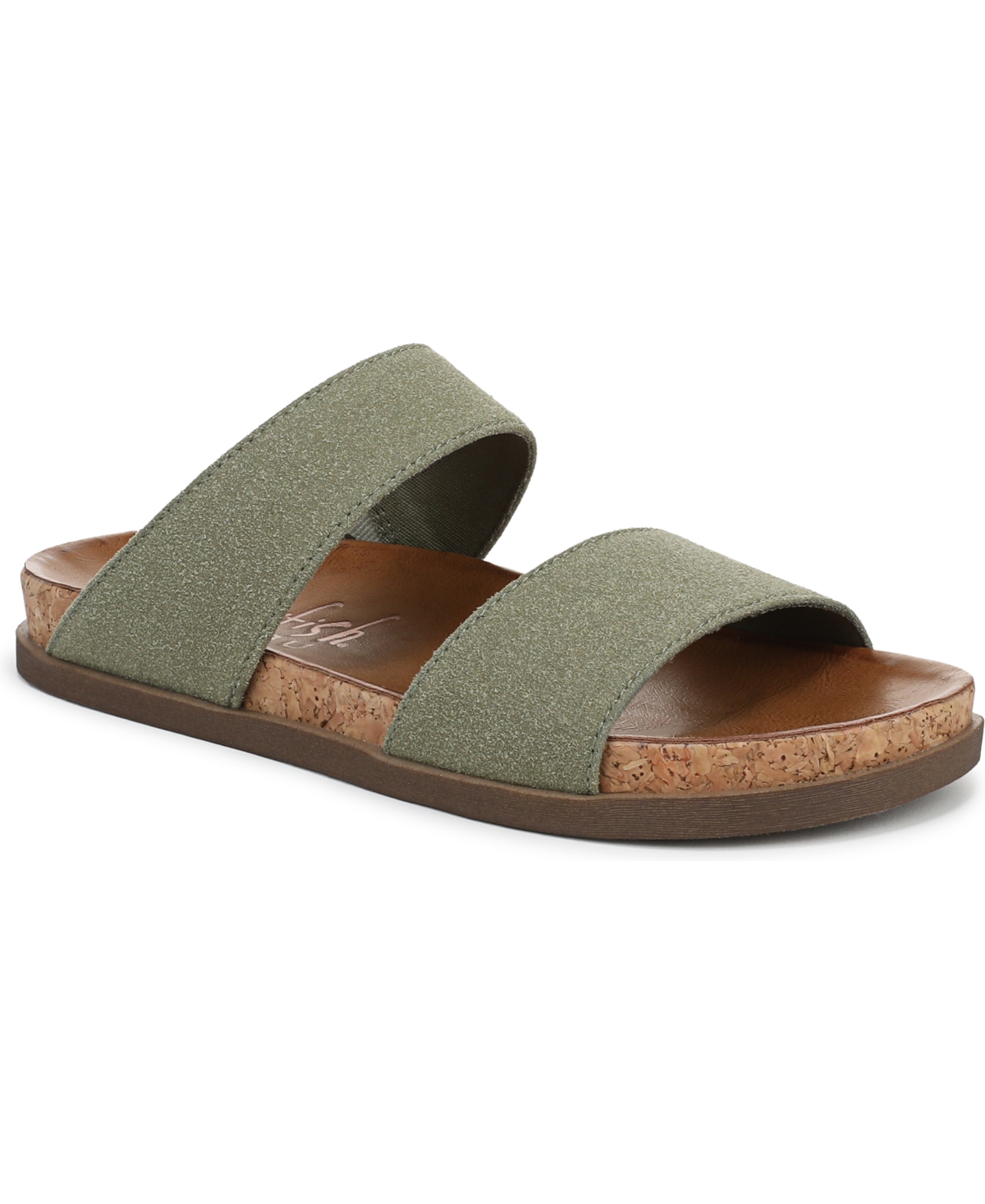 BLOWFISH MALIBU WOMEN'S LEAH OPEN ROUND TOE SLIDE PLATFORM SANDALS 