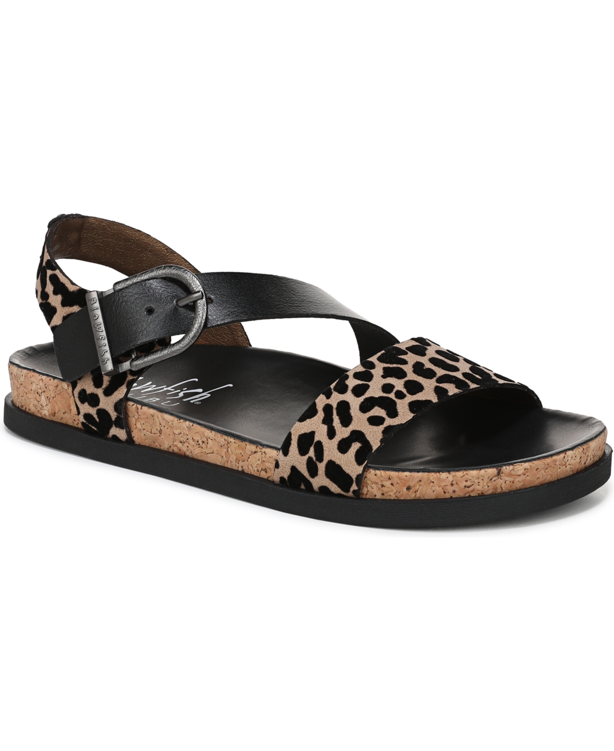 BLOWFISH MALIBU WOMEN'S LANCE STRAPPY OPEN ROUND TOE PLATFORM SANDALS 