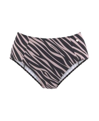 Women's Animal Print High Waist Bikini Swimsuit Bottom
