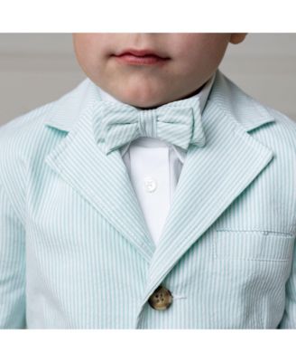 Boys Classic Seersucker Bow Tie