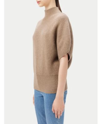 Женская водолазка с коротким рукавом из 100% кашемира Gobi Cashmere