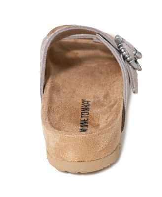 Women's Georgine Classic Suede Buckle Slide Sandals