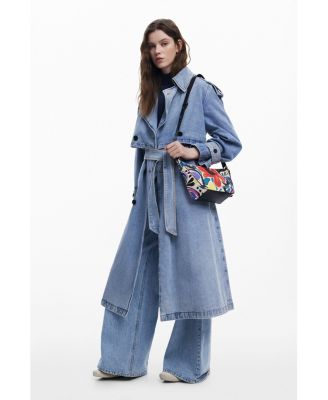 Дизайнерская женская сумка через плечо с цветочным рисунком средней длины от Desigual