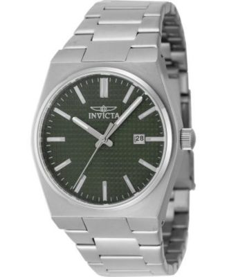 Мужские кварцевые часы Invicta 48392 Speedway с зеленым циферблатом и 3 стрелками