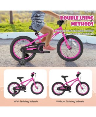 Kids Bike Sport Bicycle for 4-7 Years Old with Adjustable Seat, Reflectors, and Training Wheels for a Safe and Fun Ride