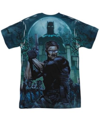 Мужская футболка Batman Mens Coming For You (принт спереди / сзади) с коротким рукавом для взрослых Poly Crew Tee / T-Shirt