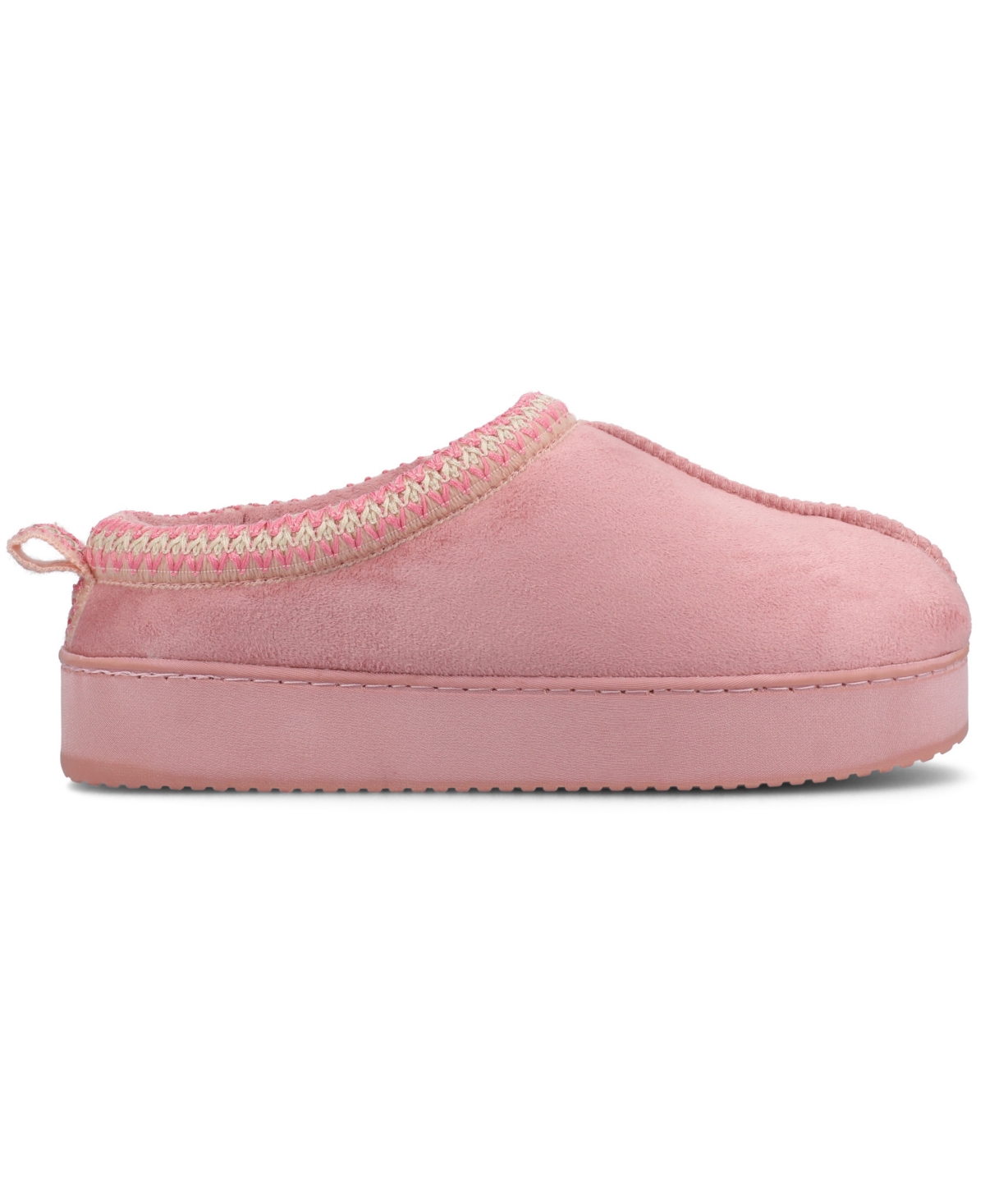 Journee Collection Women's Connway Round Toe Slippers In Rose