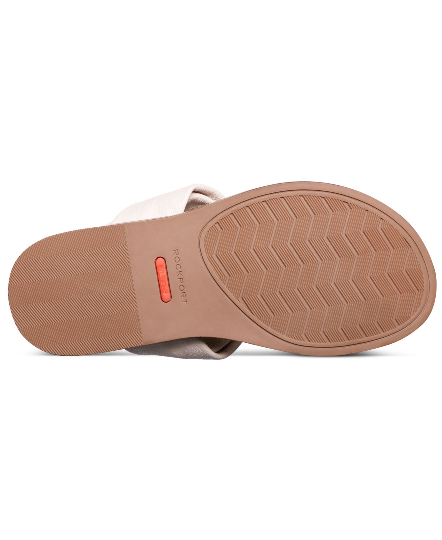 Женские сандалии Rockport Osarra Open Toe Thong Casual Flat, цвет: Слоновая кость кожаный — фото 5