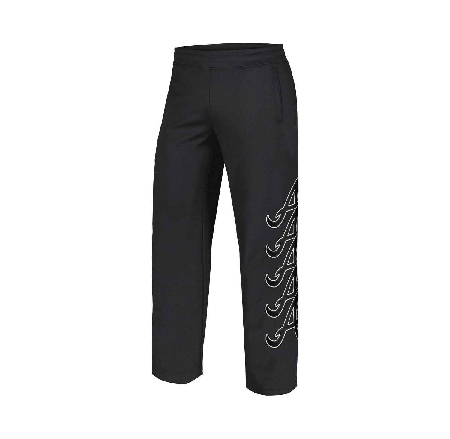 Men's Atlanta Braves Black Pitcher Track Pants