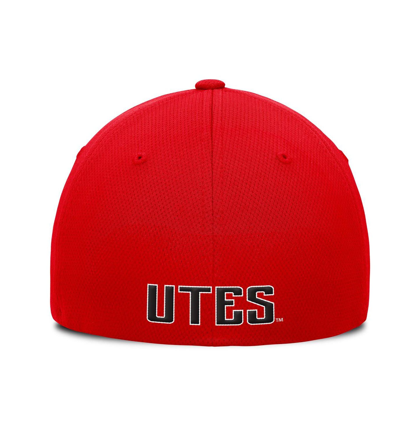Мужская кепка Top of the World Red Utah Utes Reflex Logo Flex Hat — фото 2