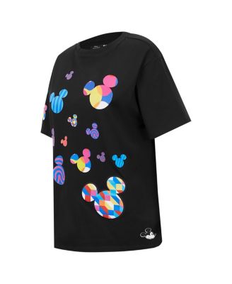 Women's Black Icons Expression Boyfriend T-Shirt