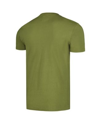 Мужская футболка American Needle с оливковыми пуговицами Bronco Brass Tacks