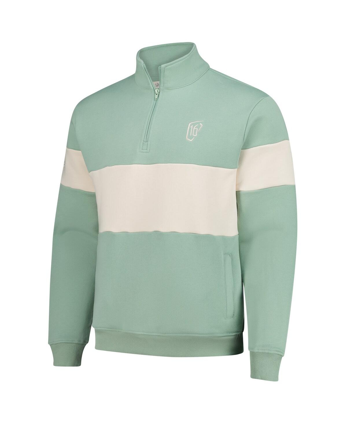 Barstool Golf Men's And Women's Green Wm Phoenix Open Half-zip Sweatshirt In Green