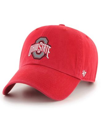 Брендовая мужская шляпа Scarlet '47 от Ohio State Buckeyes College Football Playoff 2025, играющая в национальном чемпионате, с регулируемой посадкой.