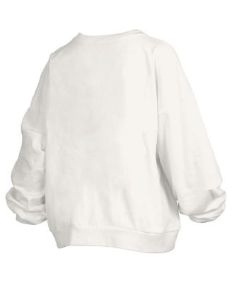 Женщины Pressbox Белый штата Огайо штата Огайо колледж футбол плей-офф Национальный зоны Чемпионов 2024 негабаритных толстовка