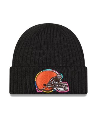 New Era - Men's Black Cleveland Browns 2024 NFL Crucial Catch Cuffed Knit Hat