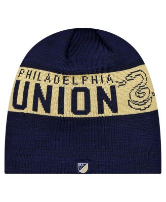Мужская шапочка New Era Navy Philadelphia Union 2025 для старта сезона