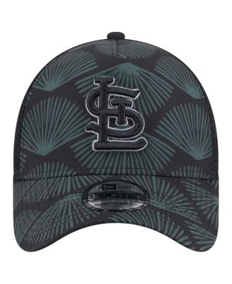 Men's Black St. Louis Cardinals 9FORTY A-Frame Trucker Adjustable Hat