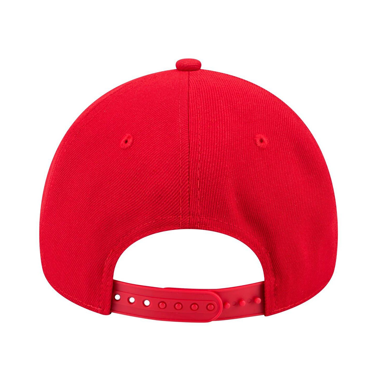 Мужская кепка New Era Red Carolina Hurricanes Core A-Frame 9FORTY Adjustable Hat — фото 2