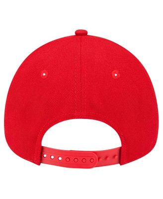 Мужская красная кепка New Era Washington Capitals Core A-образной формы с регулируемой длиной 9 футов