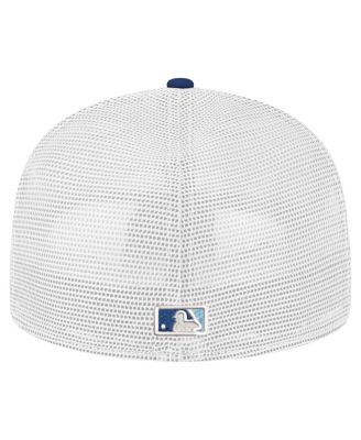 Мужская приталенная шляпа дальнобойщика New Era темно-синего цвета Tampa Bay Rays командного цвета 59FIFTY