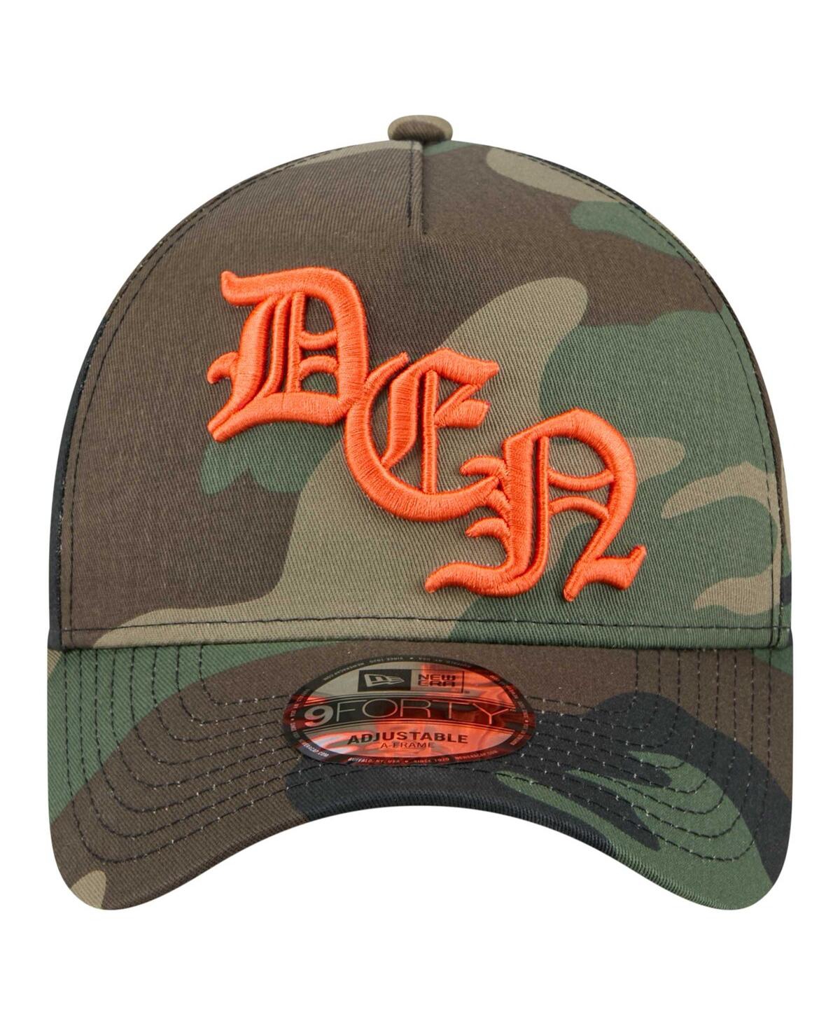 NEW ERA MEN'S CAMO DENVER BRONCOS MYSTIC CAMO A-FRAME 9FORTY ADJUSTABLE HAT 