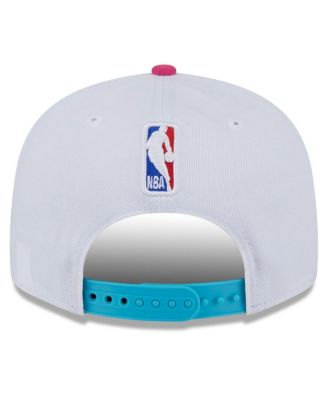 Мужская белая кепка New Era Miami Heat 2024/25 City Edition, альтернативная кепка-бейсболка длиной 9 футов 5 дюймов