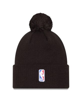 Мужские черные блейзеры Portland Trail Blazers от New Era 2024/25 City Edition, вязаная шапка с манжетами и помпоном