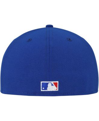Мужская приталенная шляпа New Era синего цвета из коллекции Montreal Expo Cooperstown с логотипом Duo 2.0 59FIFTY