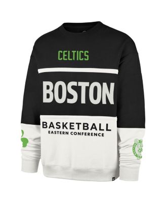 Мужская и женская черная толстовка-пуловер Boston Celtics 2024/25 от бренда '47 City Edition On Five Maximalist.